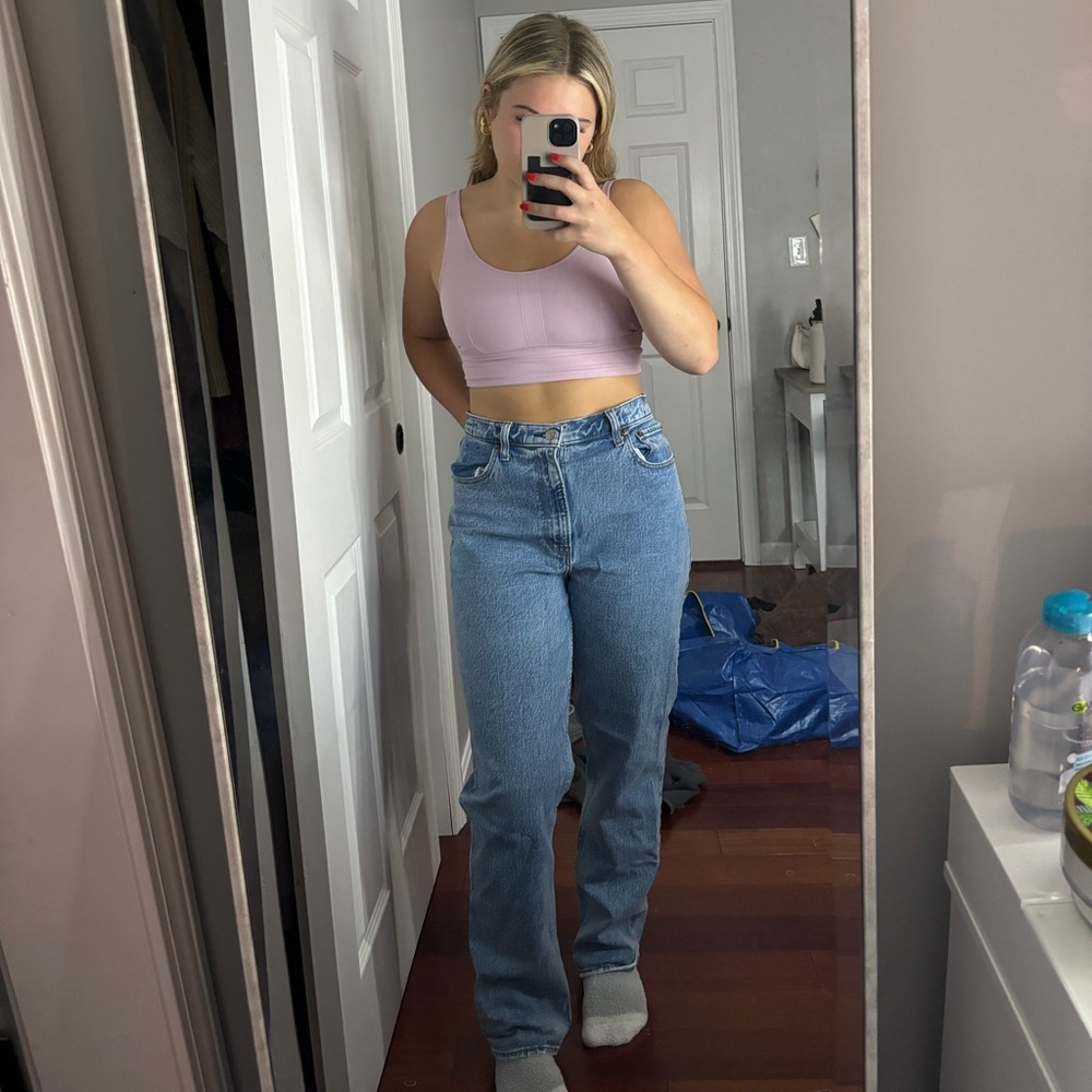 Abercrombie 90s straight high-rise jeans